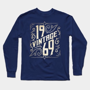 50th Birthday Gift - Vintage January 1969 Women Men Long Sleeve T-Shirt